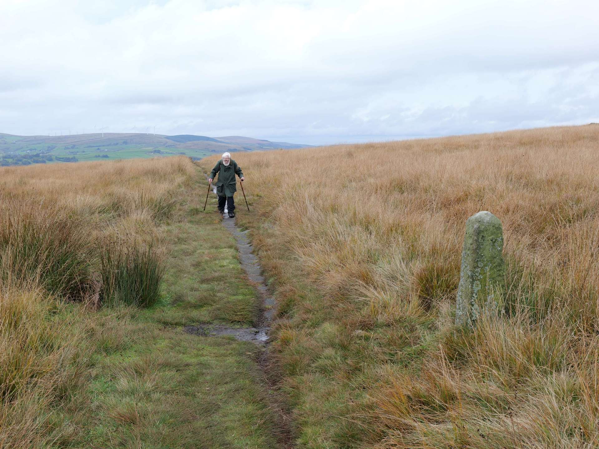 Chris Jesty on the Long Causeway